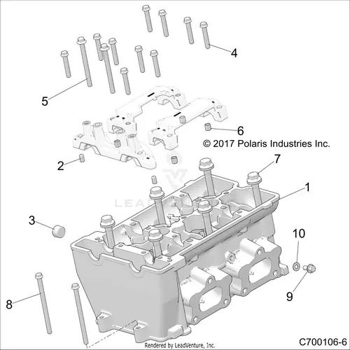 Engine: Cylinder Head - 2018 Polaris Rzr Rs1 1