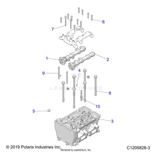 Engine: Cylinder Head - 2021 Polaris Rzr Pro Xp 4 Ultimate 1