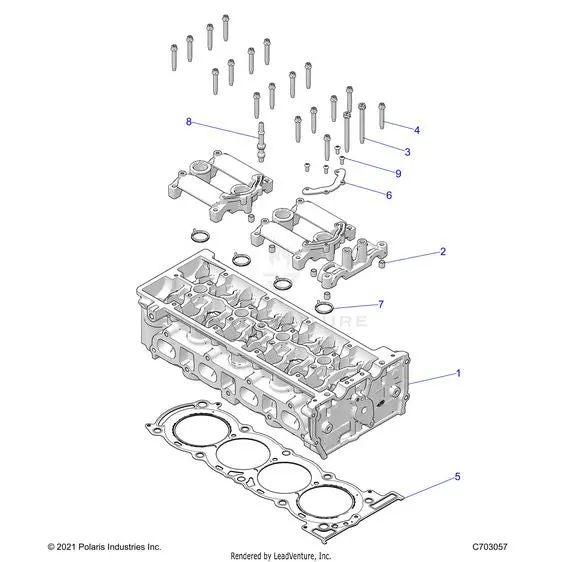 Engine: Cylinder Head - 2022 Polaris Rzr Pro R 4 Sport 1