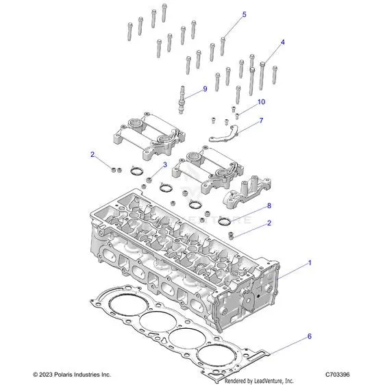 Engine: Cylinder Head - 2024 Polaris Rzr Pro R 4 Ultimate 1