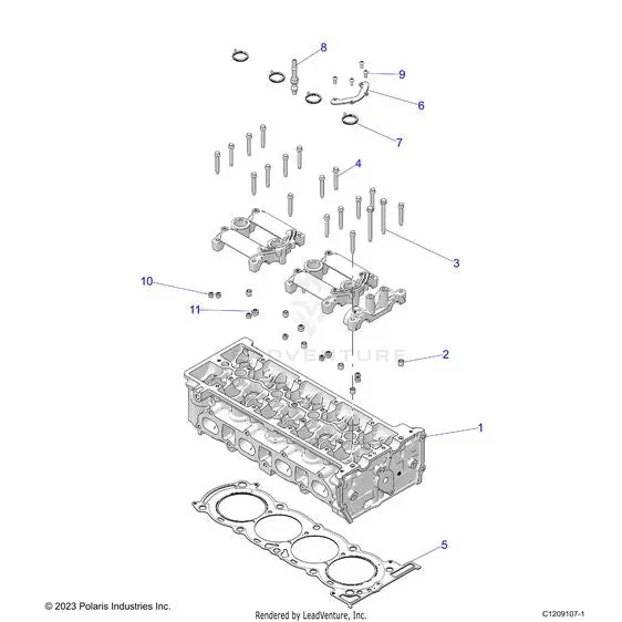 Engine: Cylinder Head - 2025 Polaris Rzr Pro R Factory Armored Le Ultimate 1