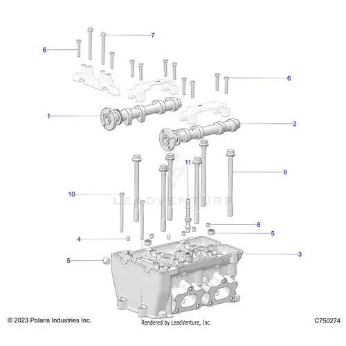 Engine: Cylinder Head - 2025 Polaris Rzr Pro Xp Premium 1