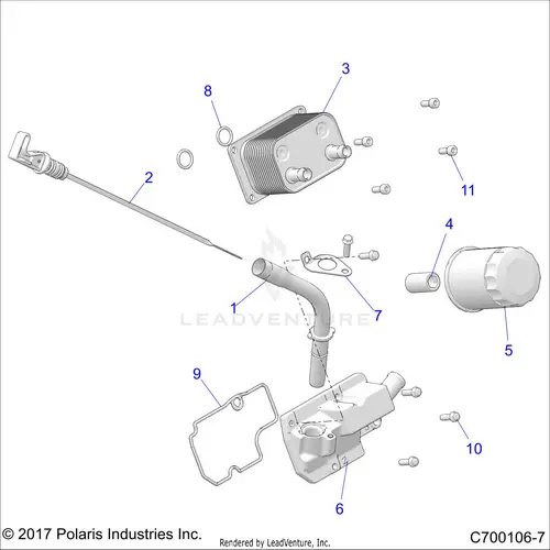Engine: Dipstick And Oil Filter - 2020 Polaris Rzr Rs1 1