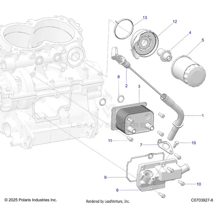 Engine: Dipstick And Oil Filter - 2021 Polaris General Xp 4 1000 Hunter 1