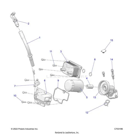 Engine: Dipstick And Oil Filter - 2023 Polaris Rzr Xp 1000 Sport 1