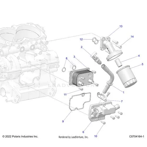 Engine: Dipstick And Oil Filter - 2023 Polaris Rzr Xp 4 1000 Premium Ride Command 1