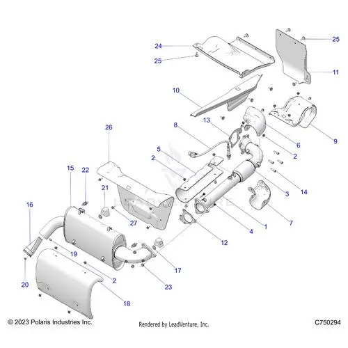 Engine: Exhaust - 2026 Polaris Rzr Pro Xp Ultimate 1