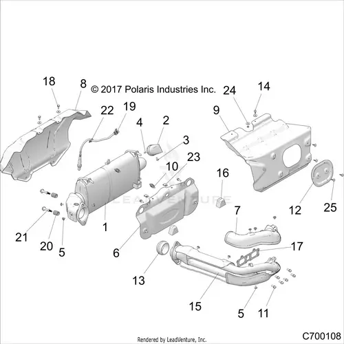 Engine: Exhaust System - 2019 Polaris Rzr Rs1 1