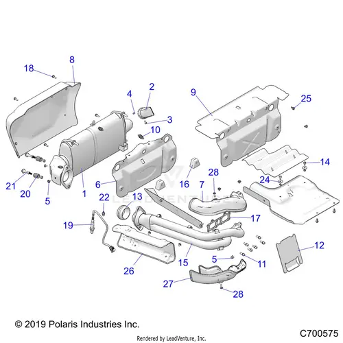 Engine: Exhaust System - 2020 Polaris Rzr Rs1 1
