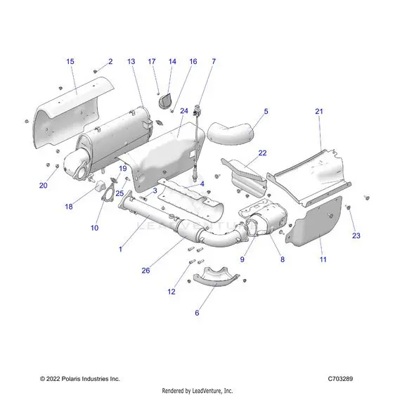 Engine: Exhaust System - 2023 Polaris Rzr Pro Xp 4 Ultimate 1