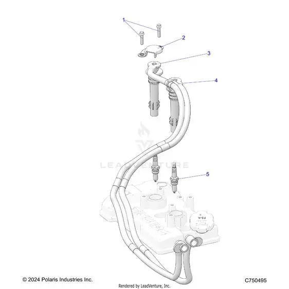 Engine: Ignition Coils And Spark Plugs - 2025 Polaris Rzr Xp 1000 Premium 1