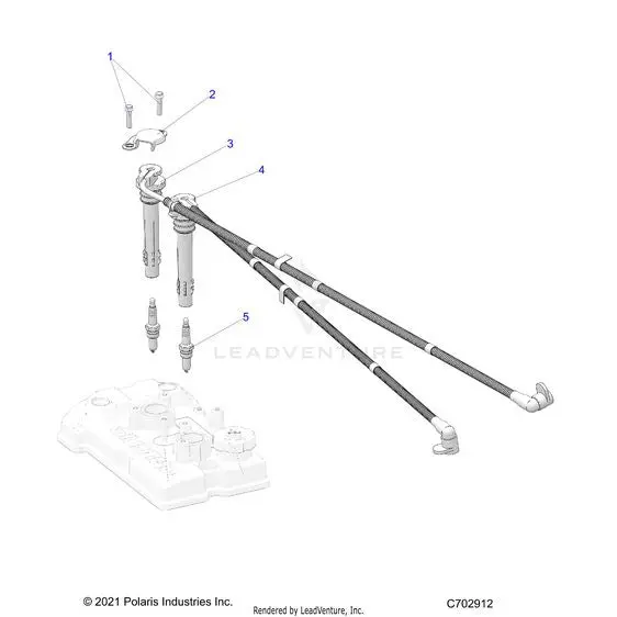 Engine: Ignition Coils And Spark Plugs - 2025 Polaris Rzr Xp 1000 Sport 1
