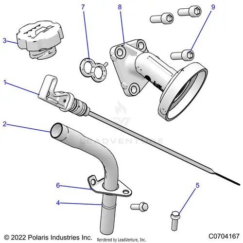 Engine: Oil Dipstick - 2026 Polaris Rzr Trail S 1000 Ultimate 1