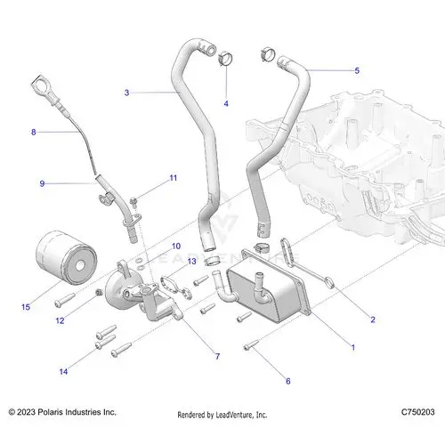Engine: Oil Filter Oil Cooler And Related - 2026 Polaris Rzr Pro R 4 Le 1