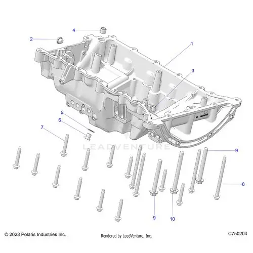 Engine: Oil Pan Mounting And Related - 2026 Polaris Rzr Pro R 4 Le 1