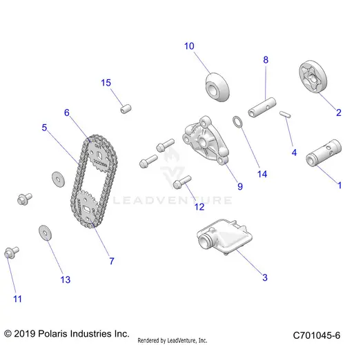 Engine: Oil Pump - 2020 Polaris Rzr 570 1