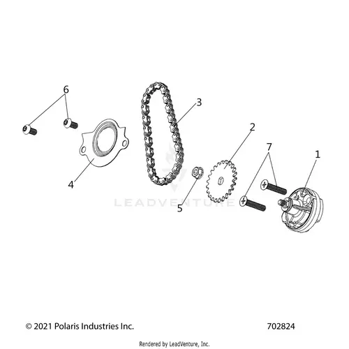 Engine: Oil Pump - 2023 Polaris Rzr 200 Evap 1