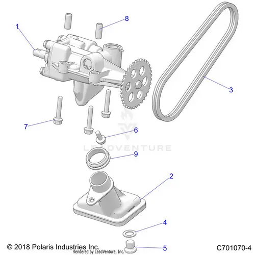 Engine: Oil Pump - 2025 Polaris Rzr Xp 1000 Ultimate 1