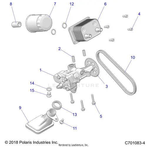 Engine: Oil Pump And Oil Cooler - 2024 Polaris Rzr Trail S 1000 Ultimate 1