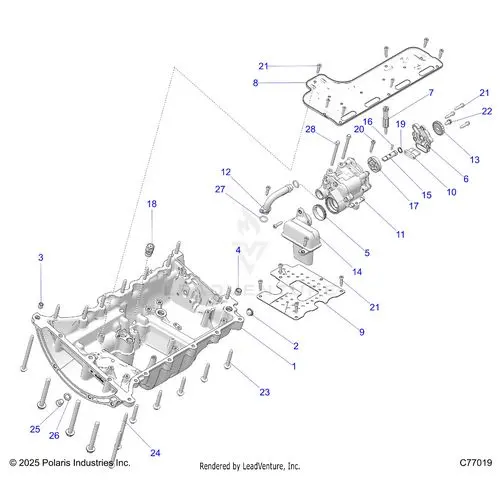 Engine: Oil Pump And Waterpump - 2025 Polaris Rzr Pro R Race 1
