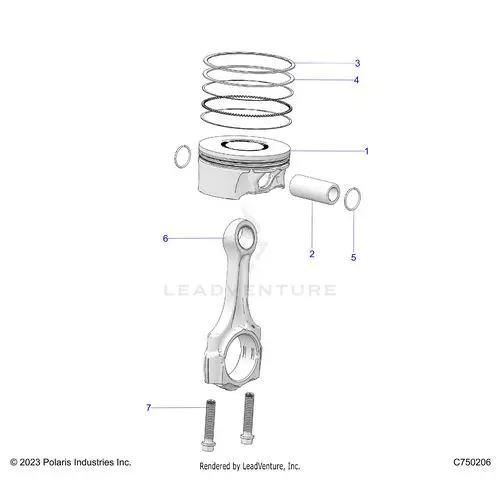 Engine: Piston And Rod - 2026 Polaris Rzr Pro R Le 1