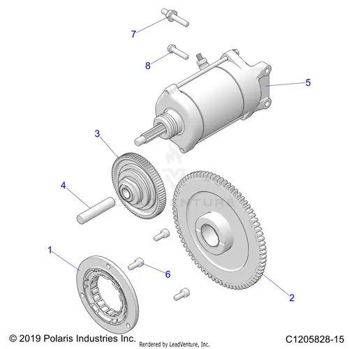 Engine: Starter - 2020 Polaris Rzr Turbo S 4 1