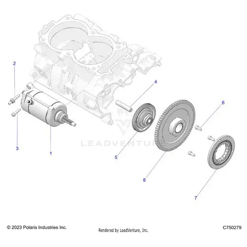 Engine: Starter - 2026 Polaris Rzr Pro Xp 4 Sport 1