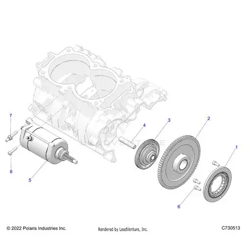 Engine: Starter - 2026 Polaris Rzr Xp S 1000 Sport 1