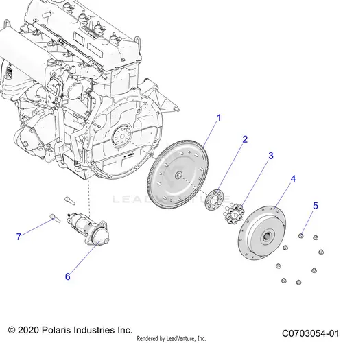 Engine: Starter Flywheel And Related - 2024 Polaris Rzr Pro R Ultimate 1
