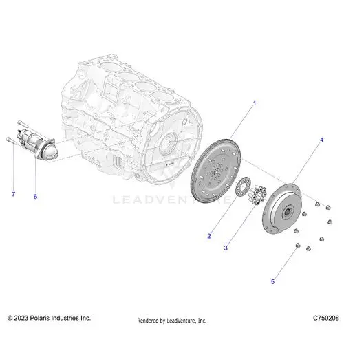 Engine: Starter Flywheel And Related - 2025 Polaris Rzr Pro R 4 Factory Armored Le Ultimate 1