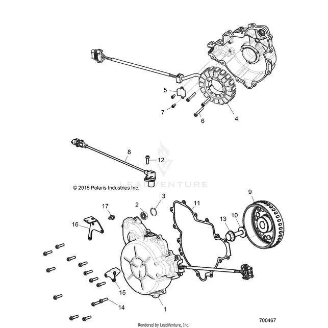 Engine: Stator And Flywheel - 2016 Polaris Rzr Xp 4 Turbo 1