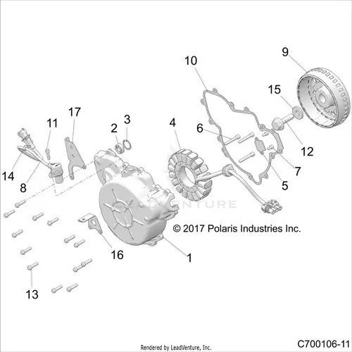 Engine: Stator And Flywheel - 2019 Polaris Rzr Rs1 1