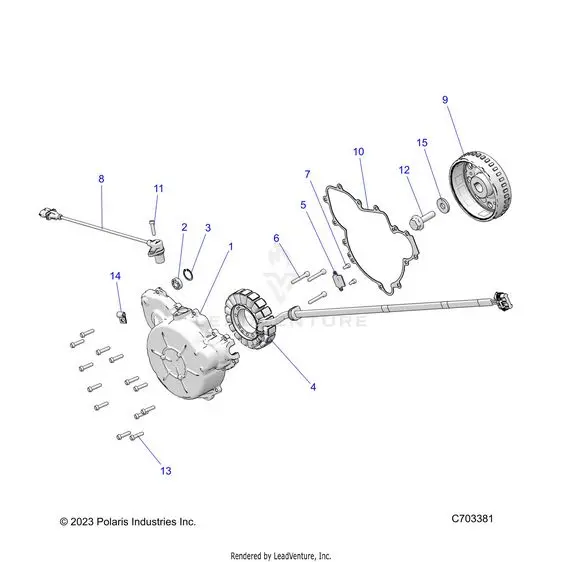 Engine: Stator And Flywheel - 2019 Polaris Rzr Xp 1000 1