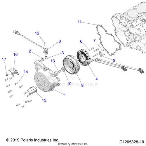 Engine: Stator And Flywheel - 2021 Polaris Rzr Pro Xp Premium Ca 1