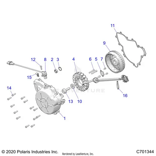 Engine: Stator And Flywheel - 2023 Polaris Rzr Xp 1000 Premium 1