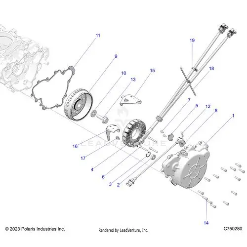 Engine: Stator And Flywheel - 2026 Polaris Rzr Pro S 4 Ultimate Evap Le 1