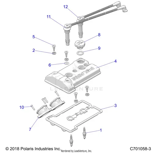Engine: Throttle Body And Valve Cover - 2020 Polaris Rzr Turbo S 4 Velocity 1