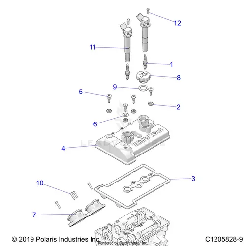Engine: Throttle Body And Valve Cover - 2023 Polaris Rzr Pro Xp 4 Sport 1