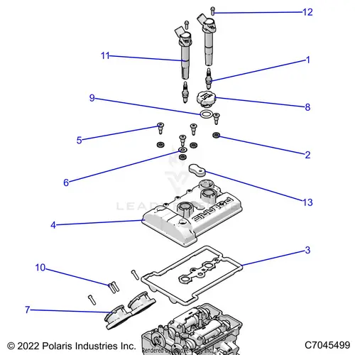 Engine: Throttle Body And Valve Cover - 2024 Polaris Rzr Pro Xp Premium 1