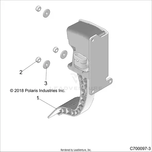 Engine: Throttle Pedal - 2019 Polaris Rzr Rs1 1