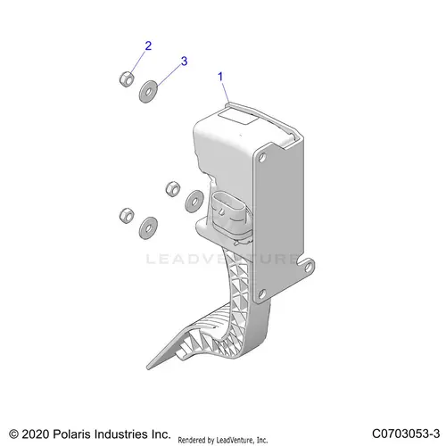 Engine: Throttle Pedal - 2022 Polaris Rzr Pro R 4 Sport 1