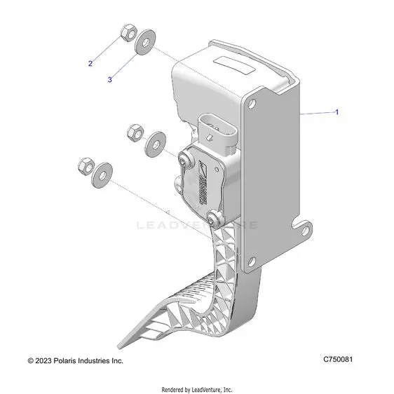 Engine: Throttle Pedal - 2026 Polaris Rzr Pro R Le 1