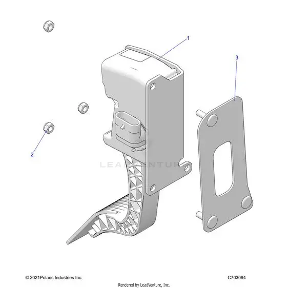 Engine: Throttle Pedal - 2026 Polaris Rzr Xp 4 1000 Ultimate 1