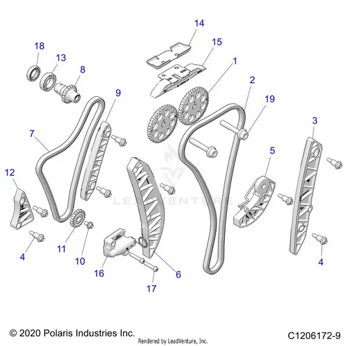 Engine: Timing And Oil Chain Drives - 2024 Polaris Rzr Pro R 4 Ultimate 1