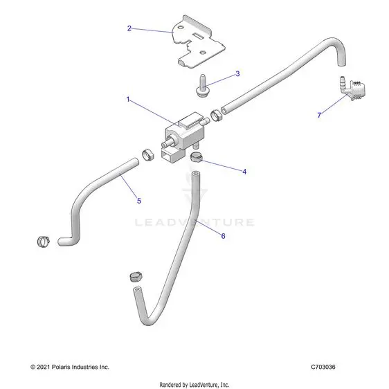 Engine: Turbo Boost Valve - 2022 Polaris Rzr Pro Xp Sport Evap 1