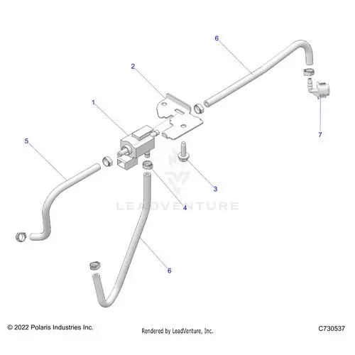 Engine: Turbo Boost Valve - 2024 Polaris Rzr Pro Xp Sport 1