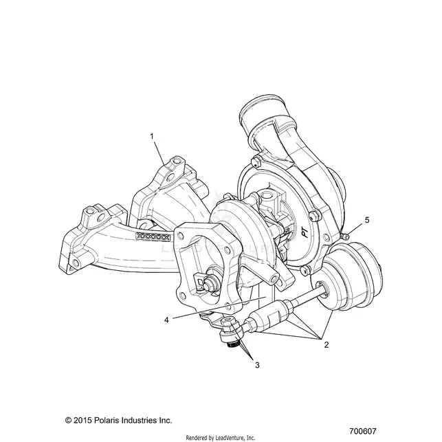 Engine: Turbo Charger - 2016 Polaris Rzr Xp Turbo 1