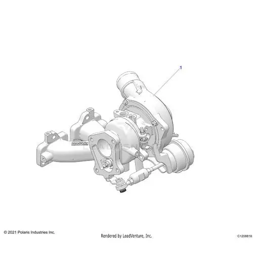 Engine: Turbo Charger - 2021 Polaris Rzr Pro Xp 4 Premium Ca 1