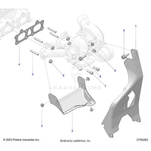 Engine: Turbo Mounting - 2026 Polaris Rzr Pro Xp Sport 1