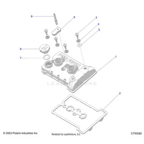 Engine: Valve Cover - 2026 Polaris Rzr Pro Xp Sport 1